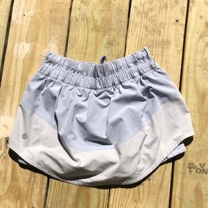 Lululemon two toned gray and blue skirt